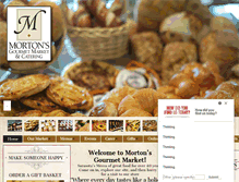 Tablet Screenshot of mortonsmarket.com